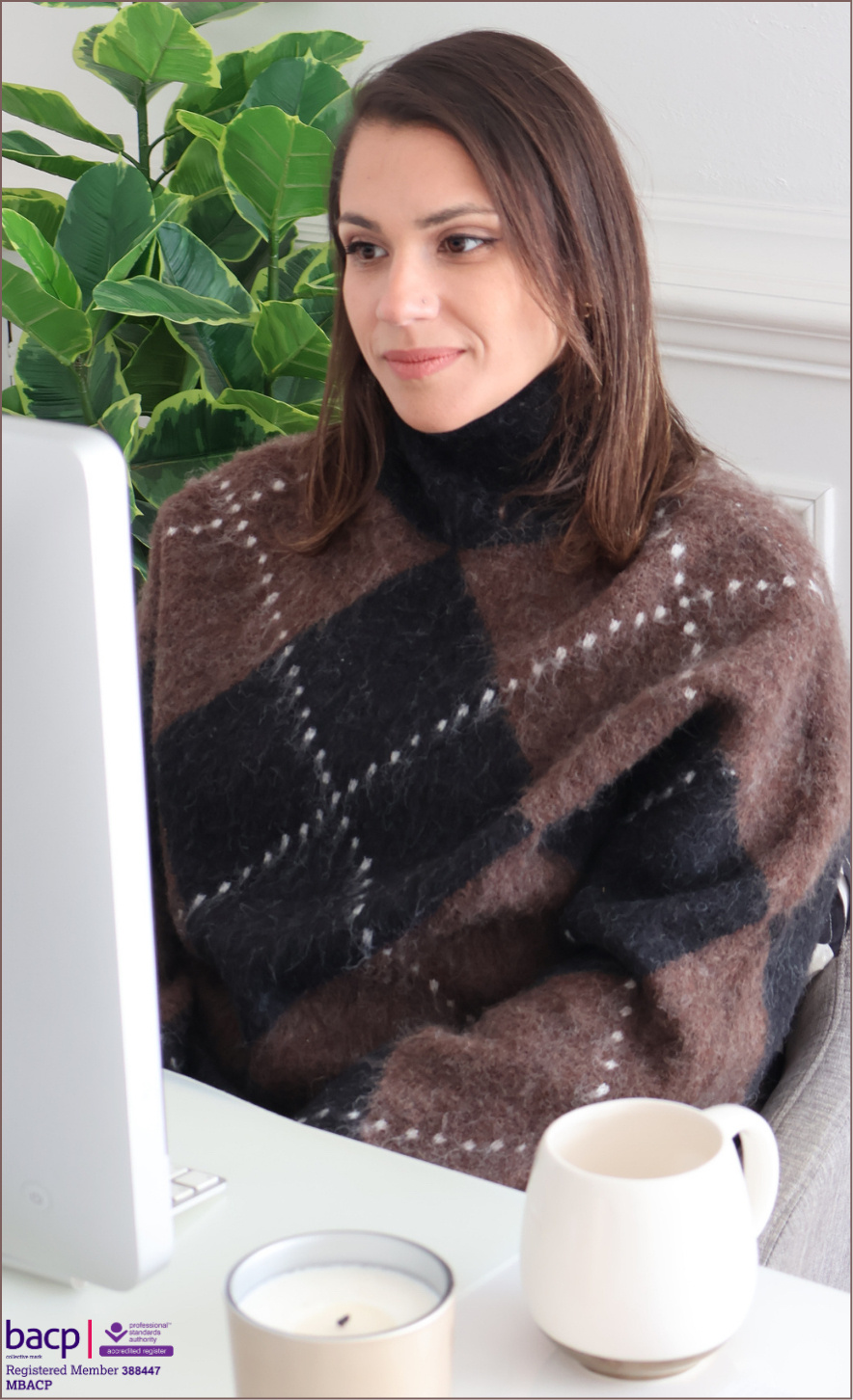 Judy K - MBACP Registered Online Counsellor Judy K, an MBACP registered online counsellor providing confidential therapy and counselling in English and Arabic for UK and international clients